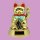 Lucky cat - Maneki Neko - Waving cat - solar - 12 cm - gold 2